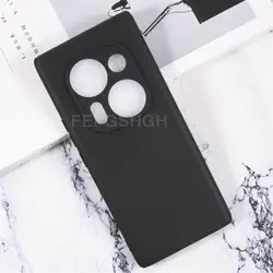 Phantom X2 Finger Ring Soft TPU Silicone Case with Bracket Phone Cover for Phantom X2 (Black TPU Case)