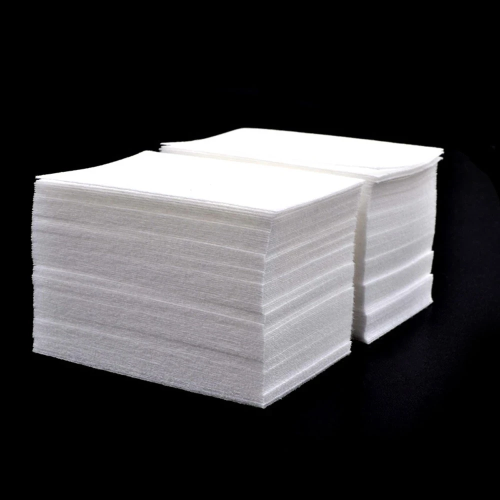 Nail Cotton Polish Remover Wipes Gel Clean Manicure Napkins Lint-Free Wipes Cleaner UV Gel Polish Paper Pads Towel Nail Tool#V 3
