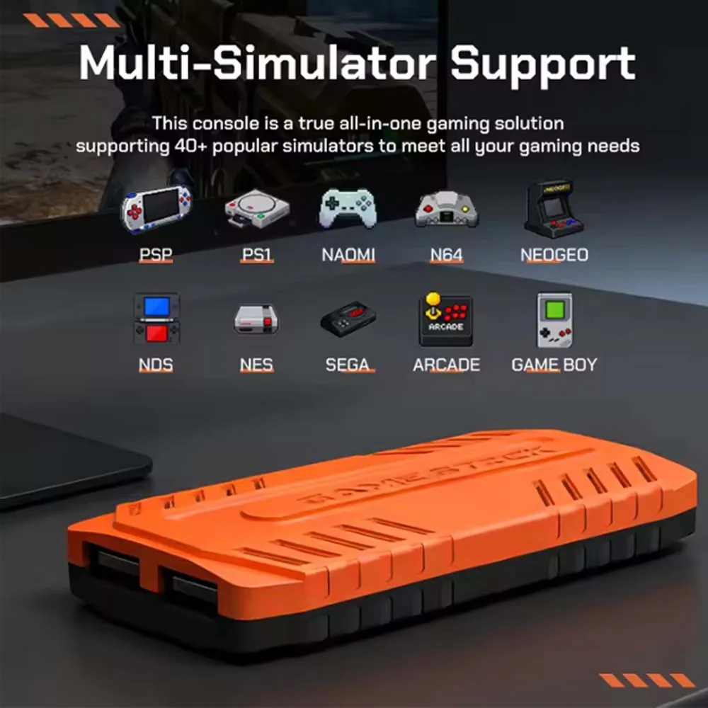 Reebolnic U36 Game Stick 128G 50,000+Games Installed 4K HD Output Retro Video Game Console 3D 40+Simulators PSP PS1 Boy Gifts 2