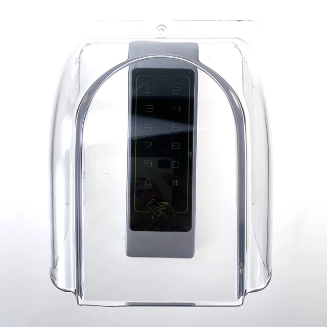 Doorbell Button Shell 86 Mode Style Waterproof Cover Rainproof Case Rain Protector Protection Access Control Keypad Card Reader 3