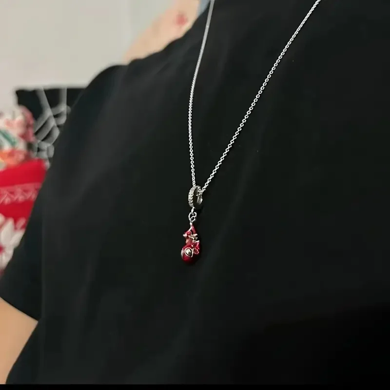 Superhero Spiderman Necklace Spider Battle Uniform Pendant Necklace for Fans Gifts Jewelry Accessories
