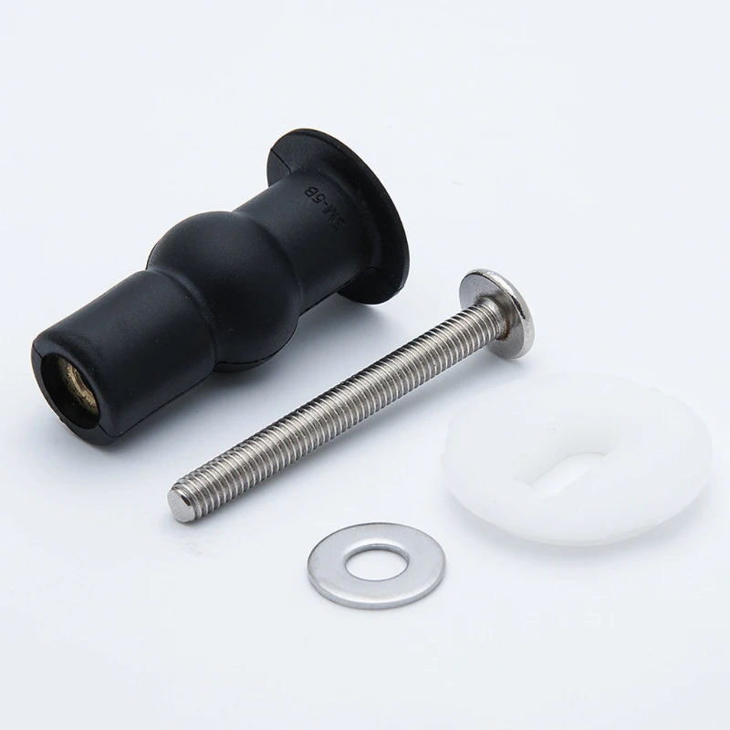 LXAF Toilet for Seat Fixing Screw Bolts Universal Toilet Lid Screws for Securing The Seat Onto The Bowl（2 P