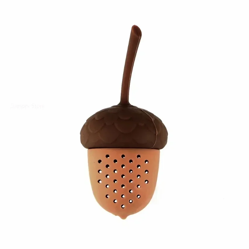 1Pcs Portable Silicone Herbal Filter Acorn Shape Tea Tools Tea Bag Strainer Infuser Gadgets Teaware Kitchen Accessories tea infuser tea strainer tea filter