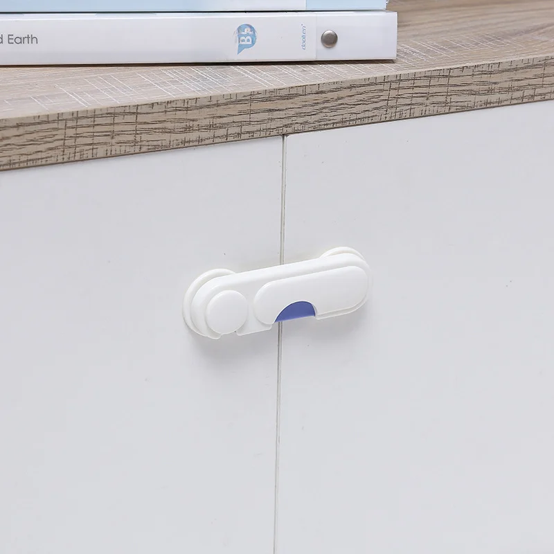 800aaf Original Japanese Baby Cabinet Door Locks Adhesive Both Sides Medium Sliding Locks Childproof