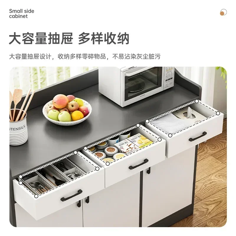 Wood Sideboards Modern Kitchen Farmhouse Traditional Drawer et Shelf Sideboards Closet Schubladen Living Room Furniture HDH