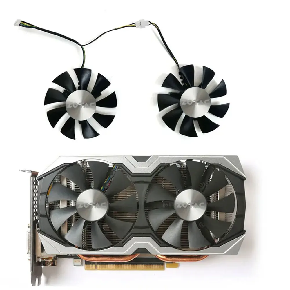 La Nuova Ventola Di Raffreddamento A 4Pin Muslimex Da 85Mm Sostituisce Per Zotac Geforce Gtx 1060 Amp Edition Gtx 1070 Mini Ventole Per Schede Grafich