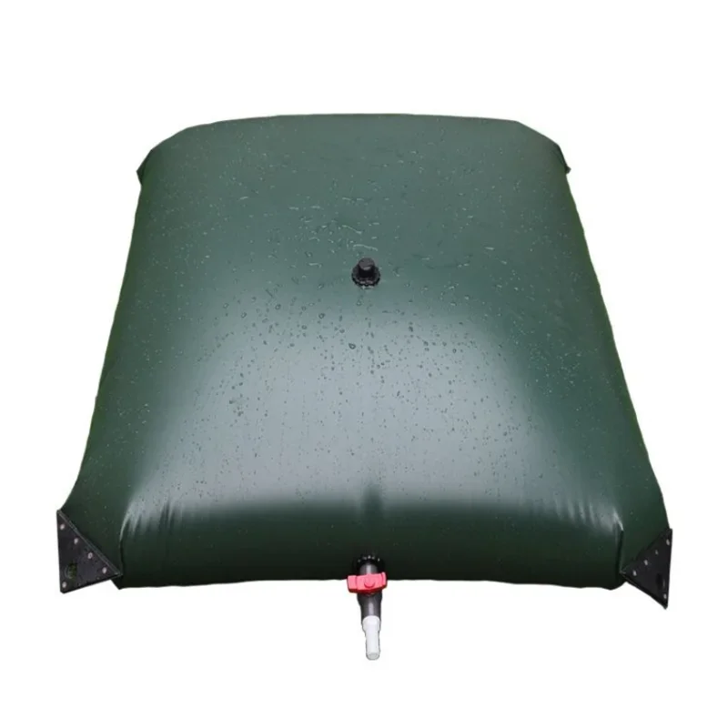 360L thick wear-resistant pillow type outdoor irrigation weighted water storage bag large capacity folding water bag