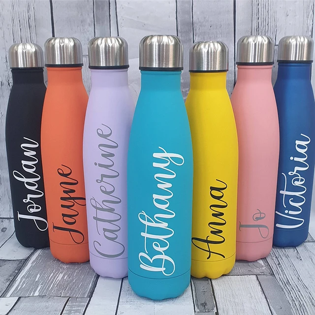 Stainless Steel Vacuum Flasks Thermoses  Logo Custom Thermos Bottle Vacuum  - Custom - Aliexpress