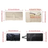 12/14/18 Hole Makeup Brush Bag Functional Cosmetics Case Travel Organizer Make Up Brushes Protector Makeup Tools Rolling Pouch 6
