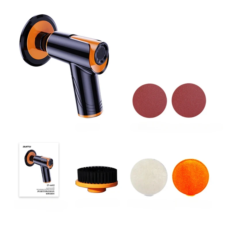Car Polisher Waxing Machine Mini Cordless Polisher Wireless Polishing Machine Brush Fast Charging Portable Variable Speed Sander