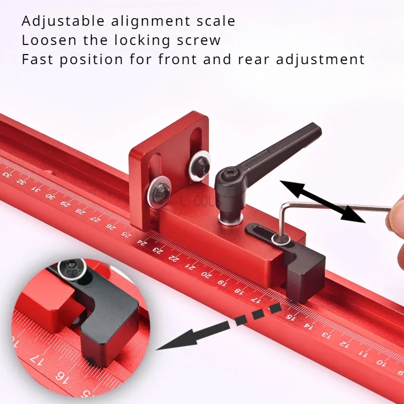 45 Type Sliding Groove Mountain Connector Slide Rail T-shaped Nut Wood Table Electric Wood Milling Inverted Installation Table 30 sliding groove mountain connector t shaped wood sliding table groove positioning fixing electric wood milling inverted table