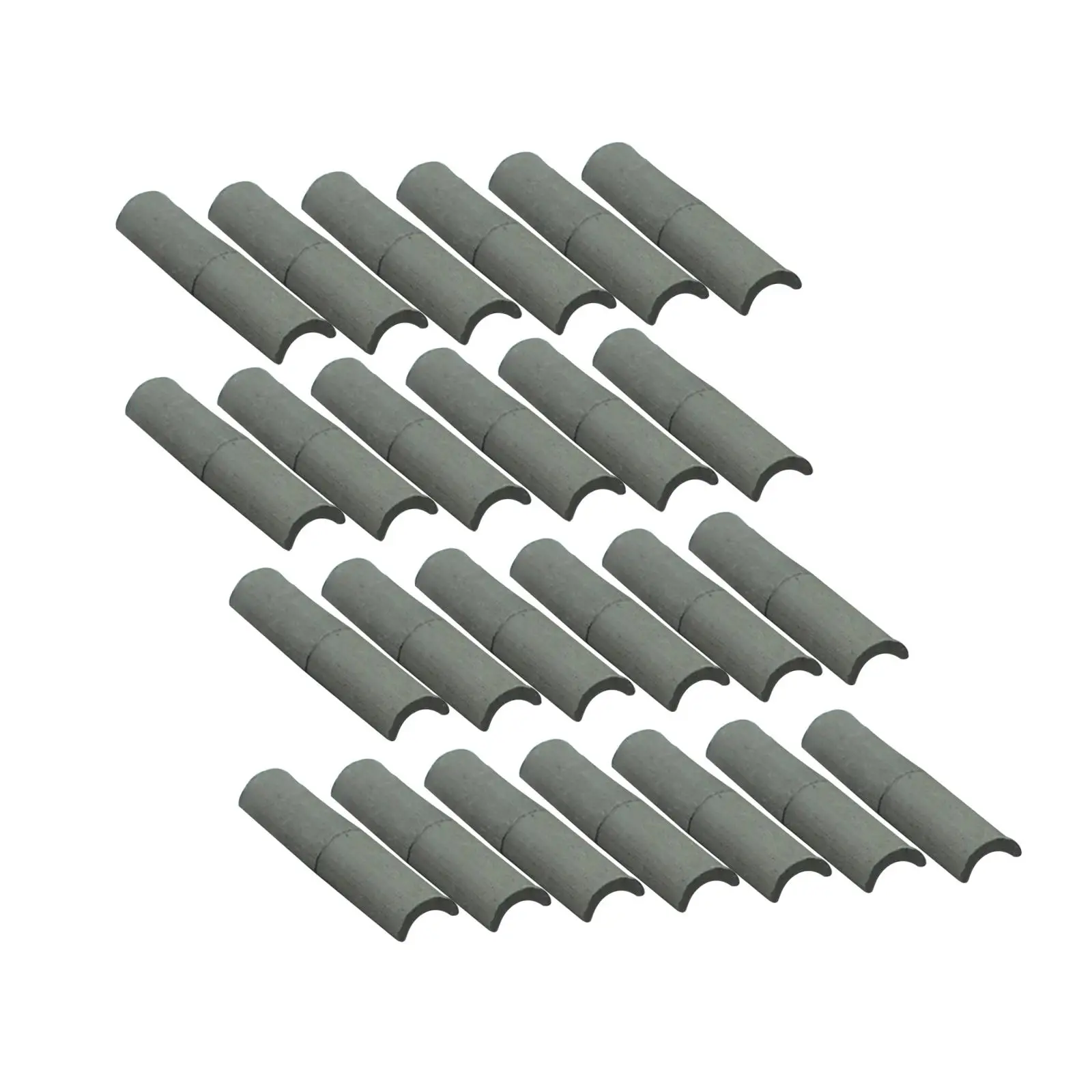 Mini Bricks Roof Tiles Dollhouse Decor Model Building Materials for Miniature Enthusiasts