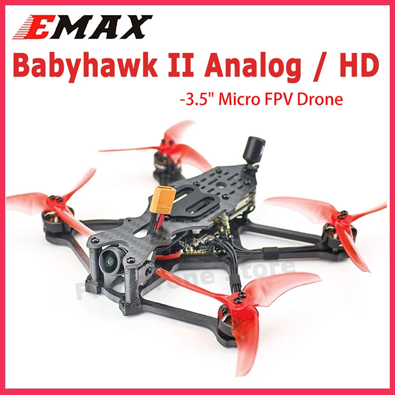 

Emax Babyhawk II HD 3.5inch Micro FPV Drone Caddx Vista HD Polar Camera / Analog TBS UNIFY PRO32 NANO 5G8 V1.1 RunCam Racer 5