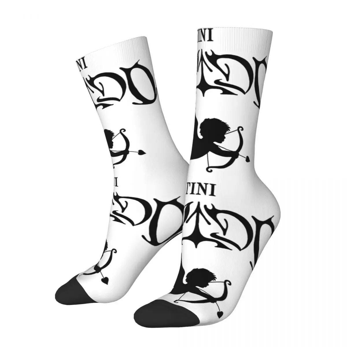 

Female Male Tini Stoessel - Cupido With An Angel Socks Cute Fashion Vintage Socks Novelty Product Middle TubeSocks Gift Idea