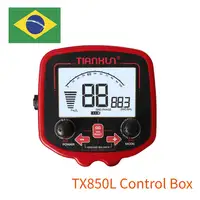 Professional Underground Gold Metal Detector TX850L CPU Control Box  Coil Rod Armrest Assembly Accessories 1