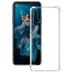 Shockproof Silicone Soft Clear Phone Case Cover for Huawei Nova 5T (Shockproof)