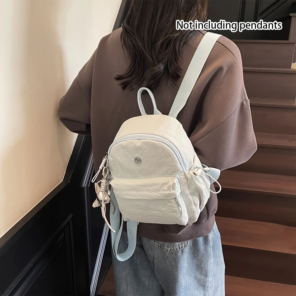 Zaino Piccolo Nuovo Versatile Stile Universitario per il Tempo Libero Borsa da Viaggio Zaino Moda Donna Edizione Coreana Leggero 2026 - immagine 5