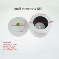 Four à micro-ondes en céramique blanc résistant aux hautes températures pour artisanat débutant, cadeau impeccable 6