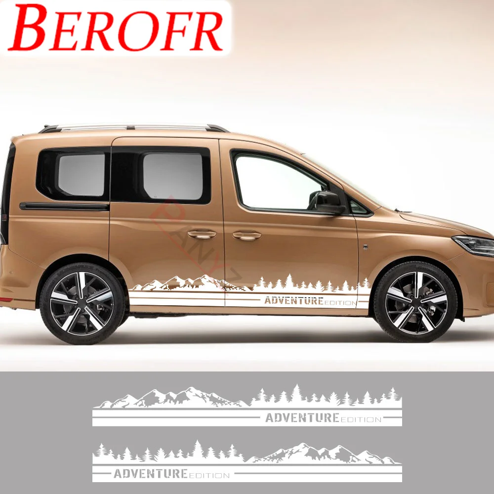 2 Pezzi Adesivi Per Auto Per Volkswagen Vw Caddy Mk1 Mk2 Mk3 Mk4 2 3 4 Maxi Kombi Camper Van Grafica Decalcomanie In Vinile Accessori Per La Messa A P