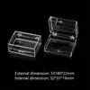 Acrylic Transparent Box Lid Jewelry Candy Storage Box Badge Commemorative Coin Storage Box Personal Postcard Box Home Accessory 3