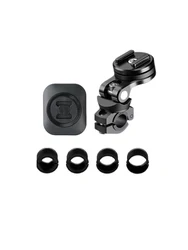 Universal Shockproof Motorcycle Phone Holder with Multi - Mounting Options & Adapter (Mirror Mount - C)