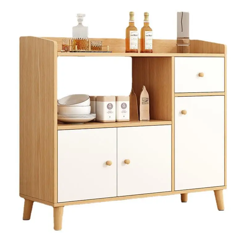 Simple Sideboard Tea Cabinet Storage Cupboard Home Living Room Large Capacity Wine Cabinet キッチンキャビネット