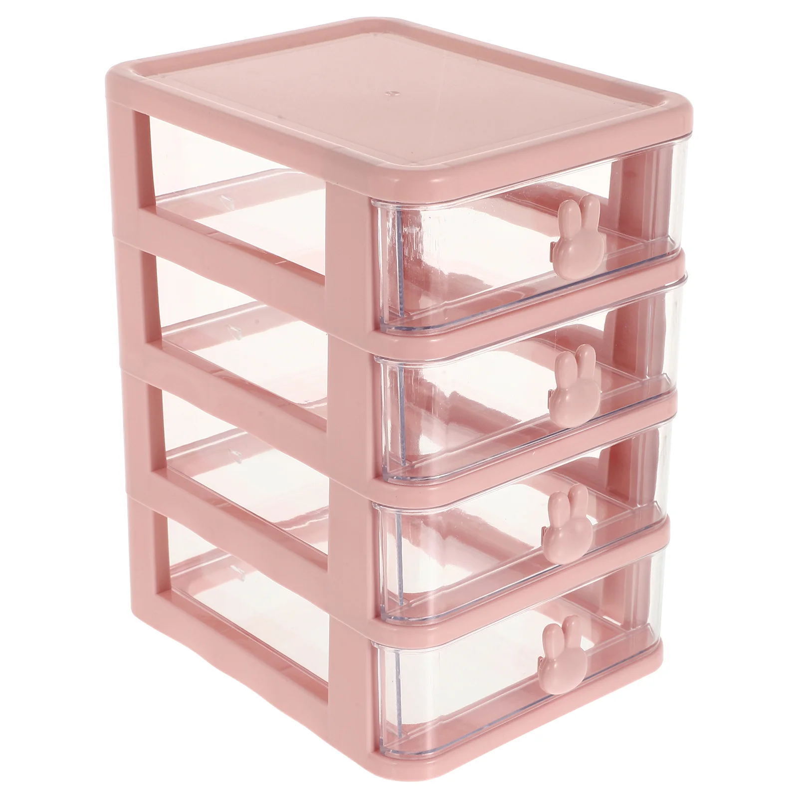 

Storage Shelves Drawer Box Table Organizer Desktop Jewelry with Drawers Transparent Organizers Office