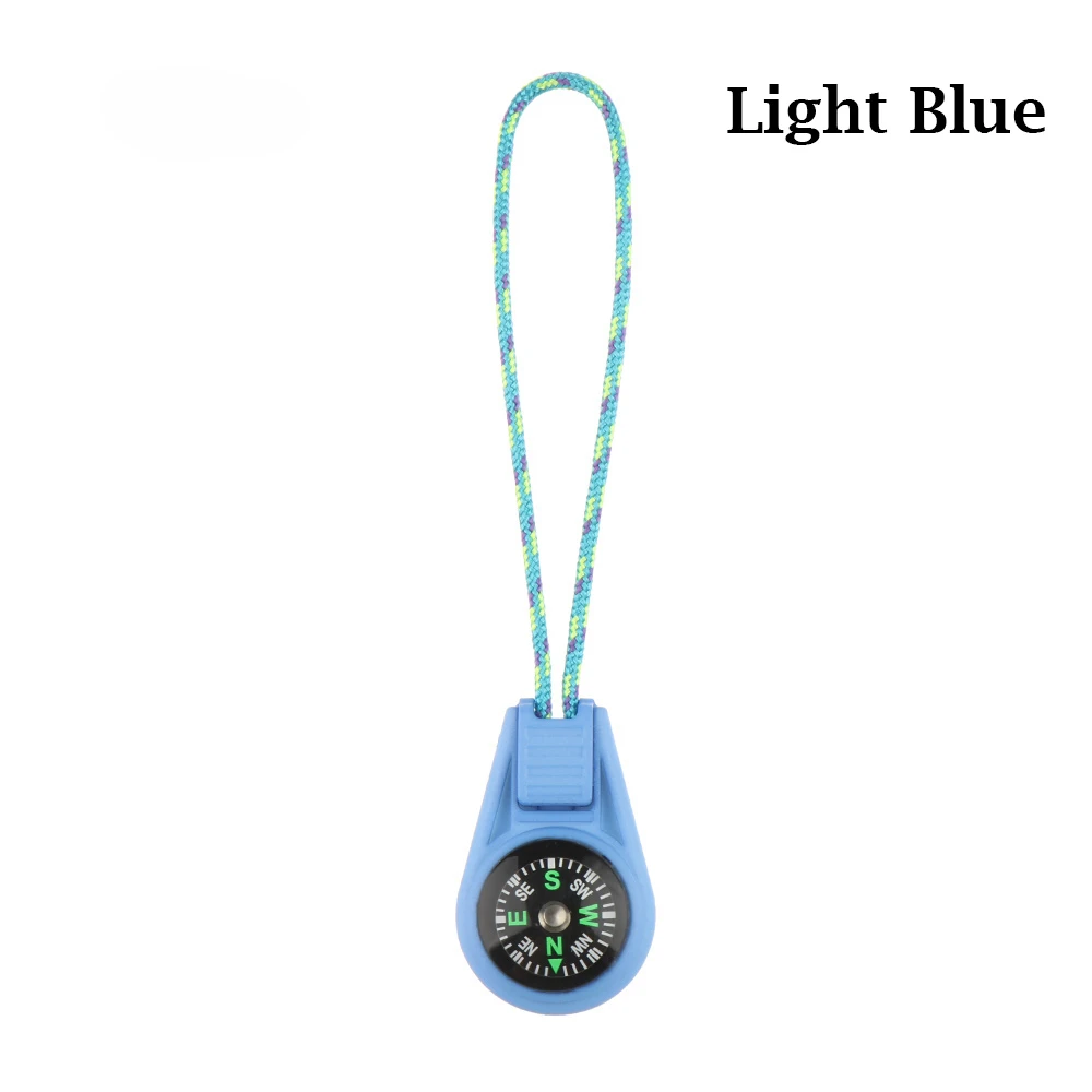 12pcs 9 Couleurs Avec Boucle De Randonnée Mini Boussole