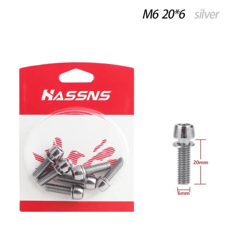 HA M6x20MM Silver