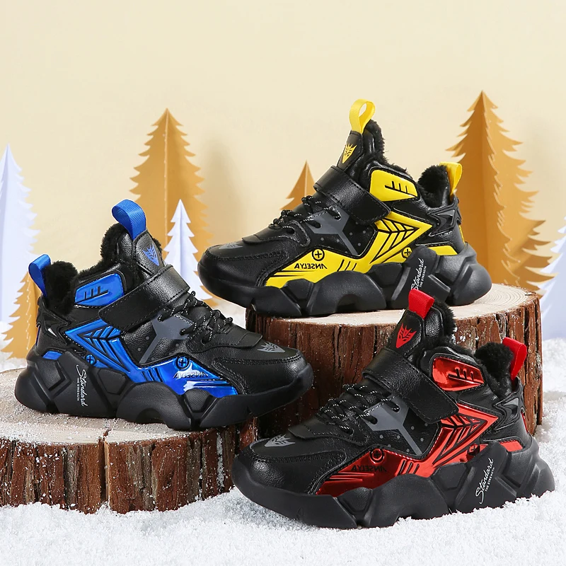 Kids Snow Boots for Boys Girls High Quality Winter Warm Waterproof Children Fashion Sport Shoes Sneakers Girls Snow Boots 6