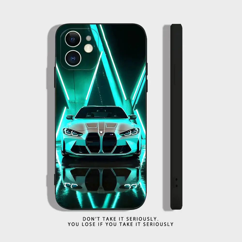 Stylish Black and White Shockproof Soft Silicone Phone Case