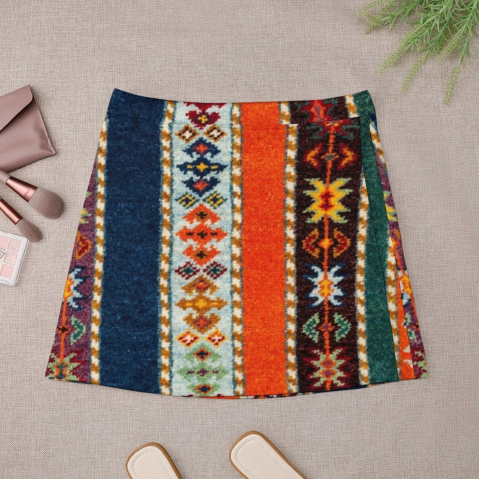 Persian rugs carpet Mini Skirt japanese fashion Miniskirt woman