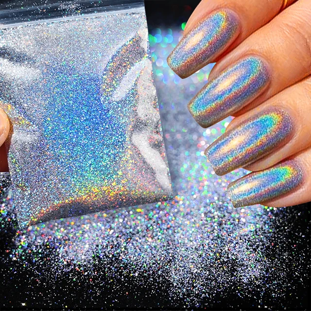 Ultra Fine Nail Glitter Powder,Nail Art Supplies For Women,Nail Glitter For  Nail Art Decoration