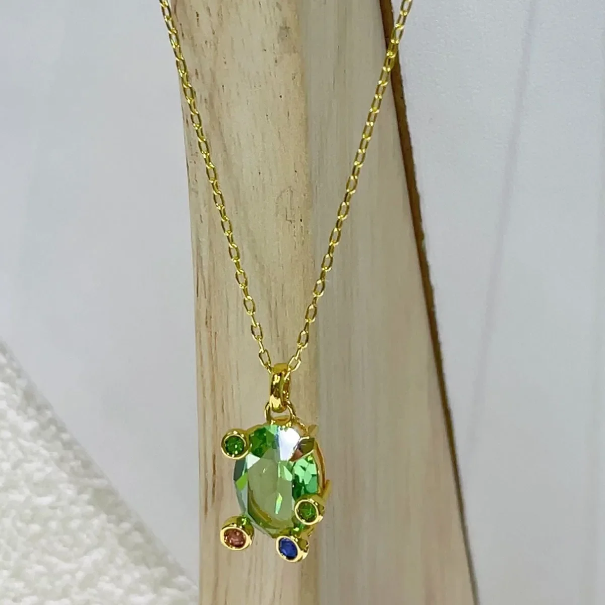 2025 New Colored Candy Crystal High Quality Jewelry Sets Adjustable Ring Drawstring Necklace Exquisite Gift for Women 4