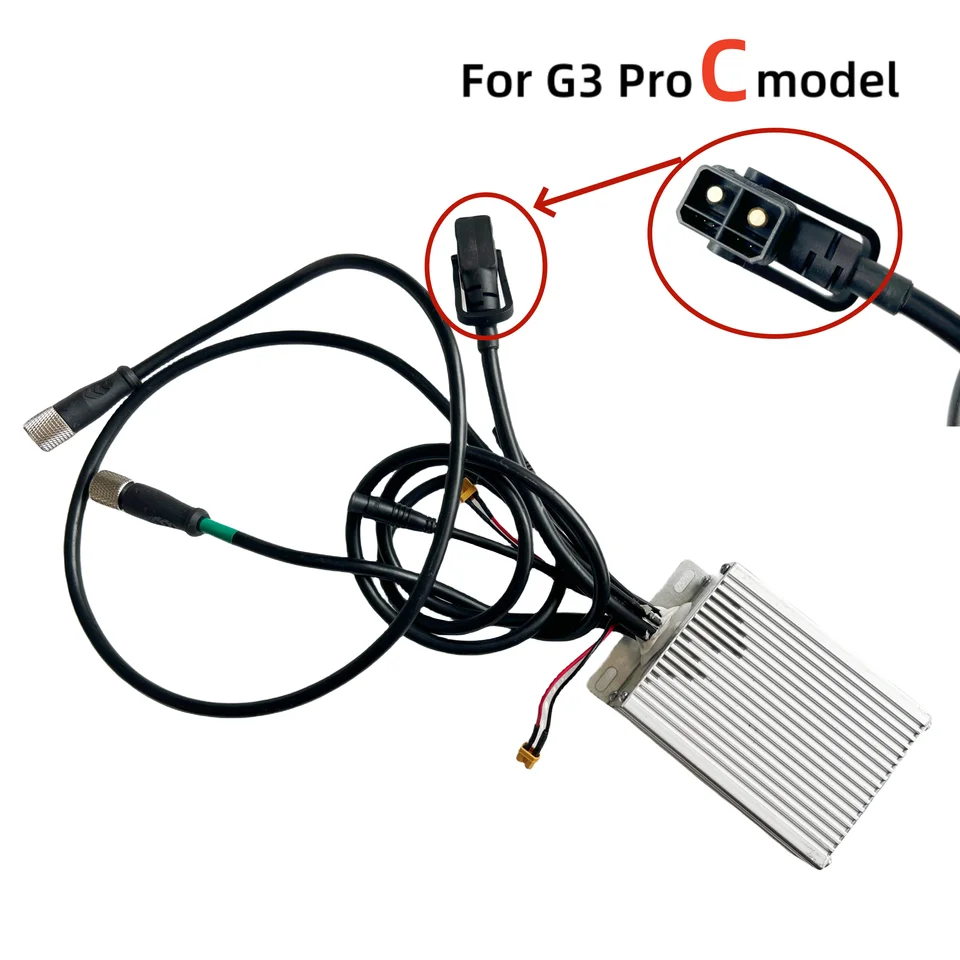 Controlador Para Patinete Eléctrico Kukirin G3 Pro - 52V25ax Brushless, Versión Con Cables Largos, Color Plata