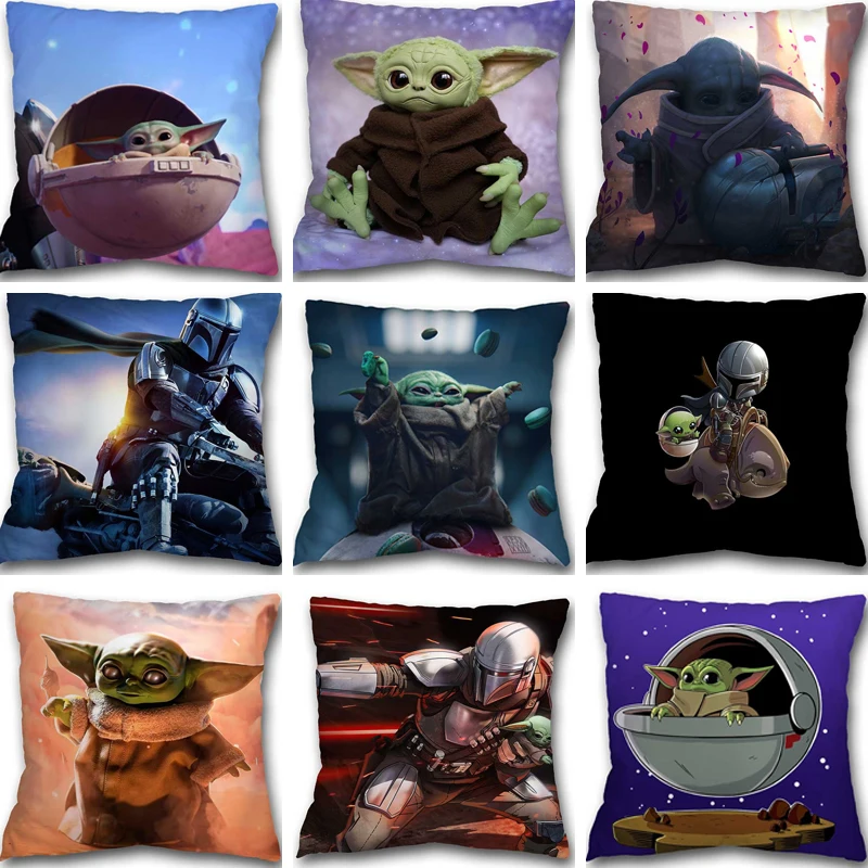 Disney45x45CMStarWarsYodaPillowPillowPillowcasePrintLumbar
