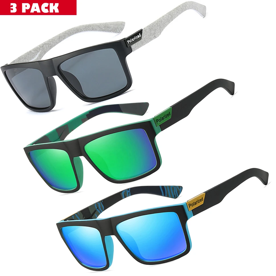 Cycling Sunglasses Square Outdoor 3-PACK