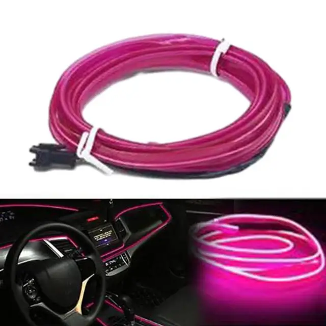 자동차 인테리어를 화려하게 밝히는 자동차 EL 네온 스트립