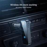 Bluetooth-Compatible 5.0 Transmitter Receiver 2 in 1 Jack Aux Dongle 3.5mm Audio Adapter for Handsfree Call for Car Audio Music - Image 3