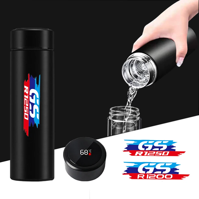 

Motorcycle Stainless Steel Thermos Temperature Water Bottle cup For BMW R1250 GS R 1250 GSA R 1250GS HP 2019 2020 2021