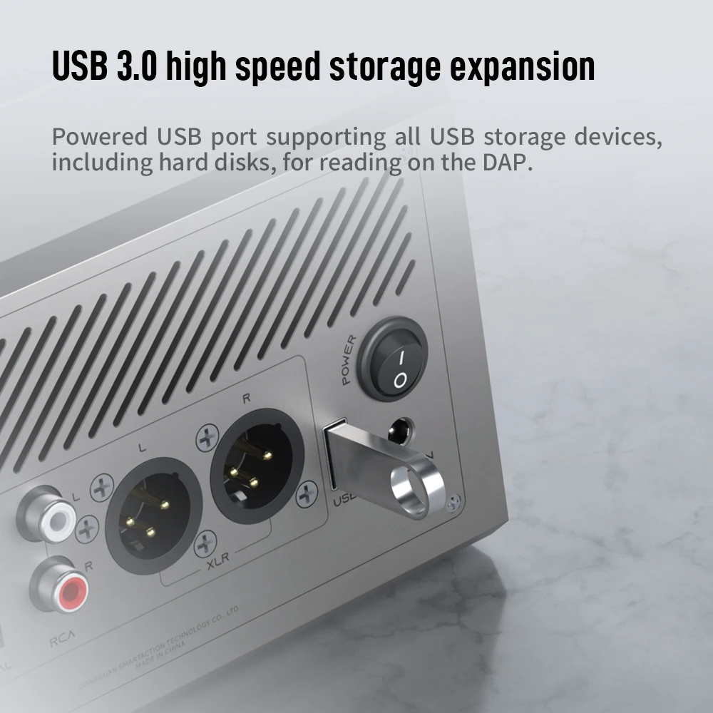 HiBy CR06 HiFi Digital Audio Player Dock For DAPs Home Audio Headphone System Desktop Amplification 4 Outputs 3.5/4.4mm Input music player mini media player