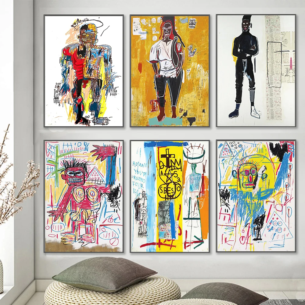 

Street Graffiti Abstract Expressive Art Canvas Poster Modern Home Wall Art Painting Prints Bedroom Living Room Decorative Murals