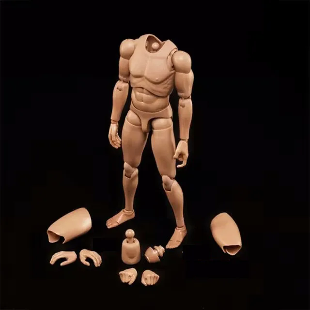 European Skin Tone Male Action Figure Doll - 12 Soldier with Super Flexible Joints