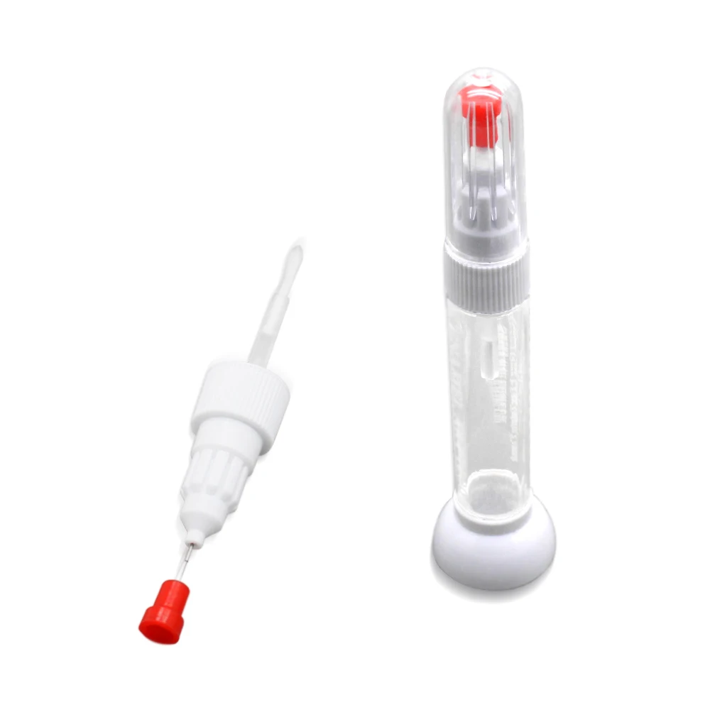 Kimcci 100pcs/lot  2 IN 1 Needle Brush Dual-use Nail Polish Pen Empty Bottle Dotted Pen+Drawing Pen Nail Art Tools 3