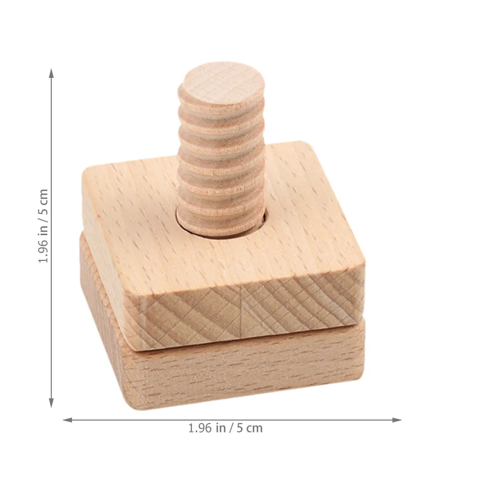 나무 DIY 조립 나사 매칭 교육용 조기 학습 너트 설치 게임 부모-자녀 상호작용 수제 프리미엄