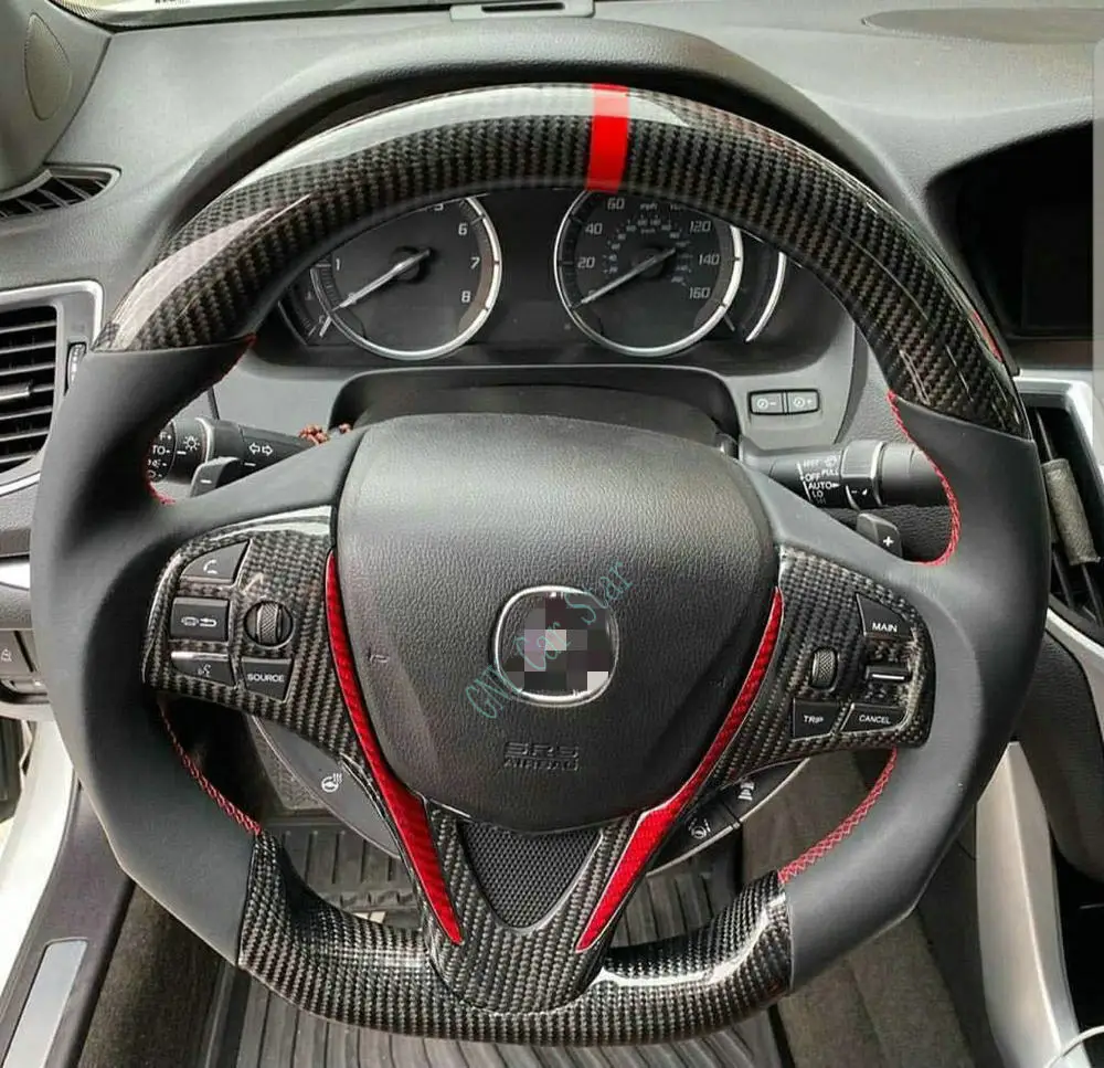 

Customized 100% Real Carbon fiber Car Steering Wheel For Honda Acura