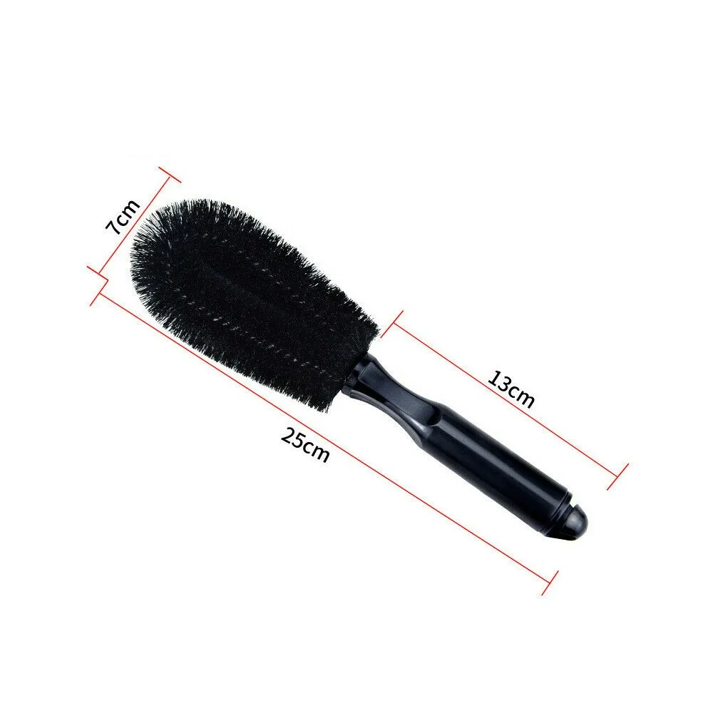 

Universal Car Wheel Cleaning Brush Tool Tire Washing Clean Tyre Alloy Soft Bristle Cleaner Auto Wash Accessories For BMW Golf