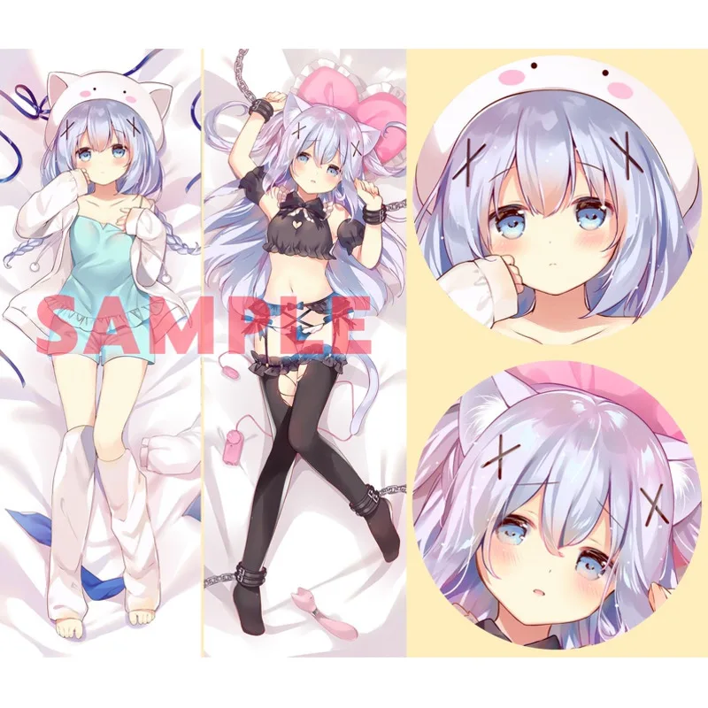 

Anime to kolejność królików Kafuu Chino Dakimakura przytulna okładka Otaku długie poduszki dekoracyjne nakładki prezenty nowe