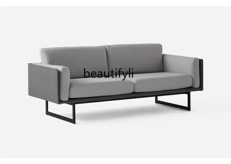 

Sofa Modern Simple Leather Fabric Sofa Combination Small Apartment Minimalist Style