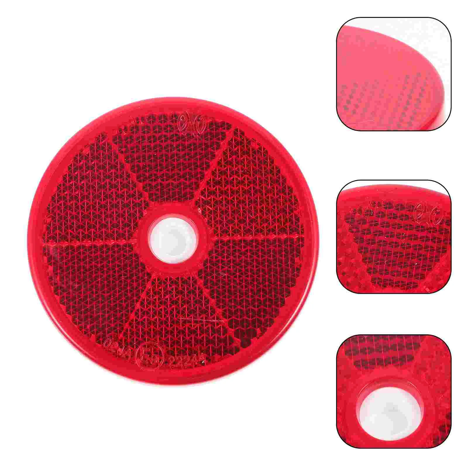 

Round Reflector Bike Reflectors for Night Driveway Reflective Warning Mailbox Trailer Post Car Wall Posts Accessories